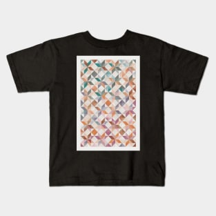 Geometric patchwork stars Kids T-Shirt